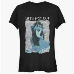 Hot Sale ⌛ Disney The Lion King Scar Not Fair 👧 Girls T-Shirt 🎉