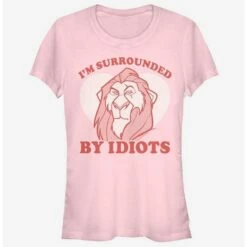 Discount 💯 Disney The Lion King Surrounded Valentine 👧 Girls T-Shirt 👍