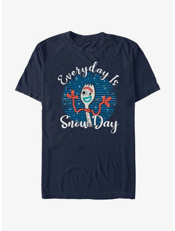 Buy ๐งจ Disney Pixar Toy Story Forky Snow Day T-Shirt ๐