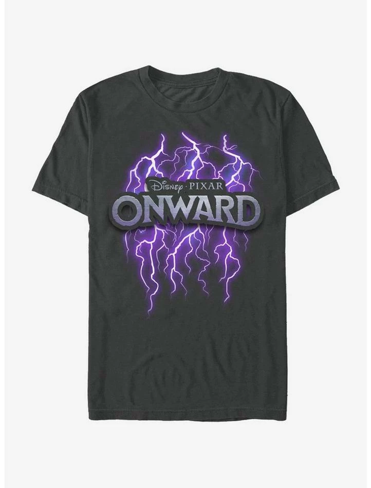Cheapest 🎁 Disney Pixar Onward Logo Lightning T-Shirt 🔥