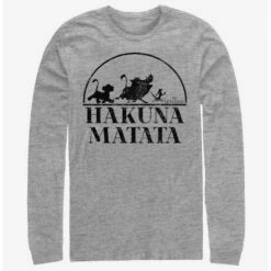 Top 10 🔔 Disney The Lion King Hakuna Matata Long-Sleeve T-Shirt 🔥