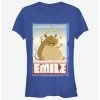 New 🛒 Disney Pixar Ratatouille Eating Machine Emile Poster 👧 Girls T-Shirt ⭐