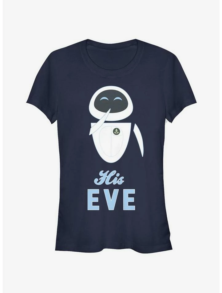 New 🤩 Disney Pixar Wall-E His Eve 👧 Girls T-Shirt ❤️