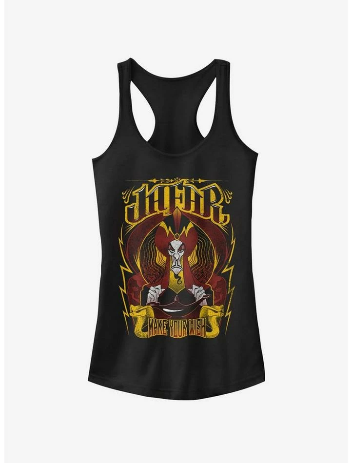 Promo 🔔 Disney Aladdin Jafar Vizie 👧 Girls Tank 💯
