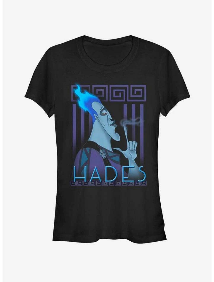 Cheap ๐ Disney Hercules Hades Finger Smoke ๐ง Girls T-Shirt ๐