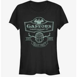 Hot Sale 😉 Disney Beauty And The Beast Tavern Gaston 👧 Girls T-Shirt 🛒