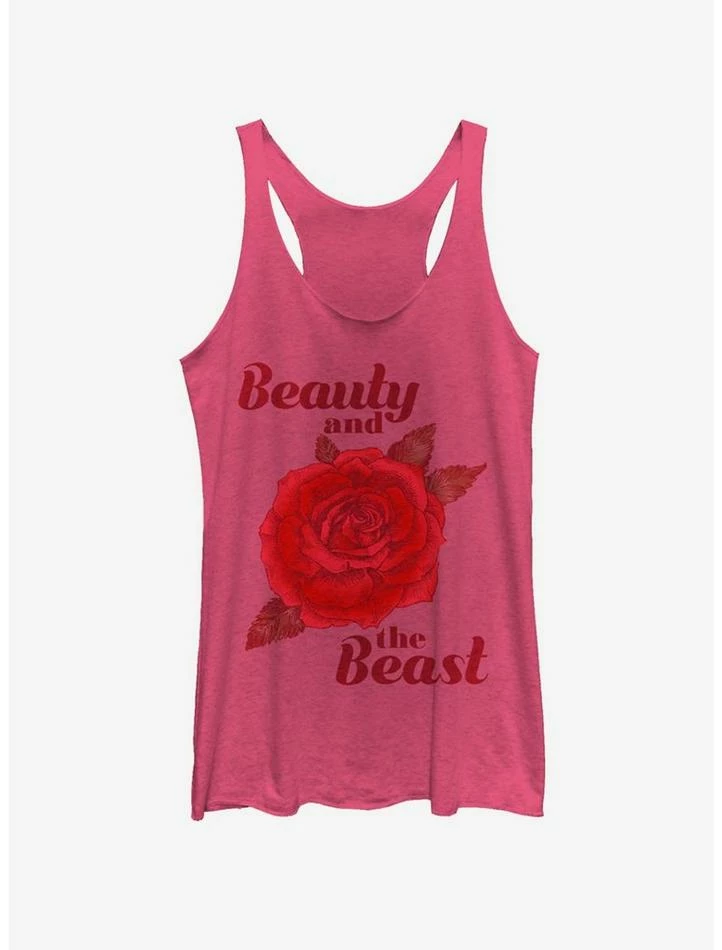 Best Sale โ Disney Beauty And The Beast Beauty Rose ๐ง Girls Tank ๐