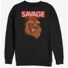 Best deal ❤️ Disney Beauty And The Beast Savage Beast Crew Sweatshirt 🤩