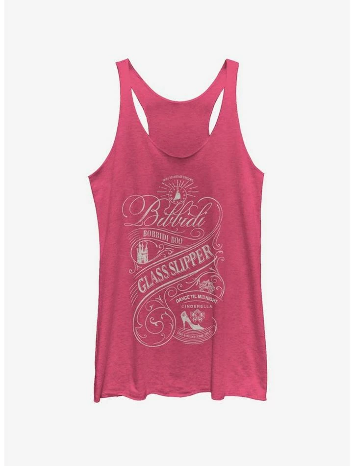 New ⌛ Disney Cinderella Glass Slipper 👧 Girls Tank 🎉