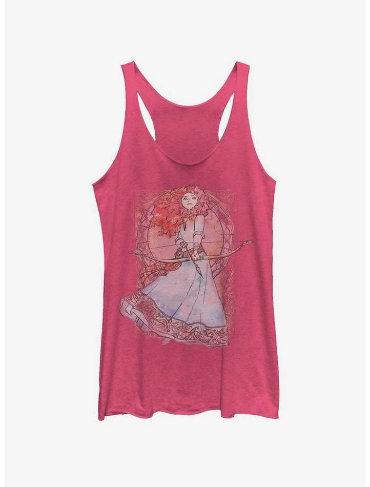 Cheap 😉 Disney Pixar Brave Watercolor Brave 👧 Girls Tank 😀