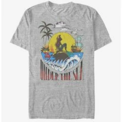 New 👏 Disney The Little Mermaid Flash 👧 Girls T-Shirt 😀