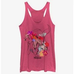 Wholesale 🔥 Disney The Little Mermaid Ariel Real Flowers 👧 Girls Tank 👏