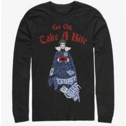 Best deal 🛒 Disney Snow White Evil Queen Word Fill Long-Sleeve T-Shirt 🔔