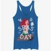 Top 10 🛒 Disney The Little Mermaid Seas The Day Simple 👧 Girls Tank 😀