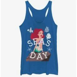 Top 10 🛒 Disney The Little Mermaid Seas The Day Simple 👧 Girls Tank 😀