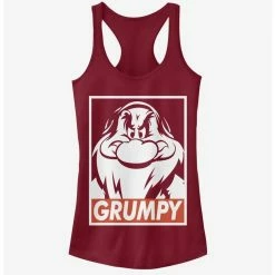 New 🤩 Disney Snow White Grumps 👧 Girls Tank 🧨