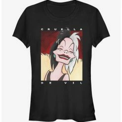 Brand new ✨ Disney Villains Cruella De Vil Cruella Tone 👧 Girls T-Shirt 😉