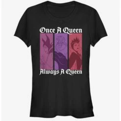 Promo 🛒 Disney Villains Queen Color 👧 Girls T-Shirt 🛒