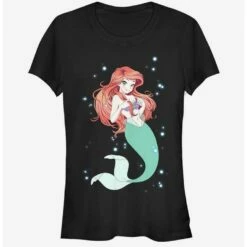 Coupon 😉 Disney The Little Mermaid Anime Ariel 👧 Girls T-Shirt 🎉