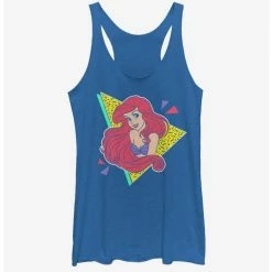 Coupon 🛒 Disney The Little Mermaid 80'S Mermaid 👧 Girls Tank 🧨