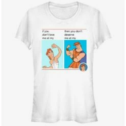 Outlet 😀 Disney Hercules Herc Meme 👧 Girls T-Shirt 🌟