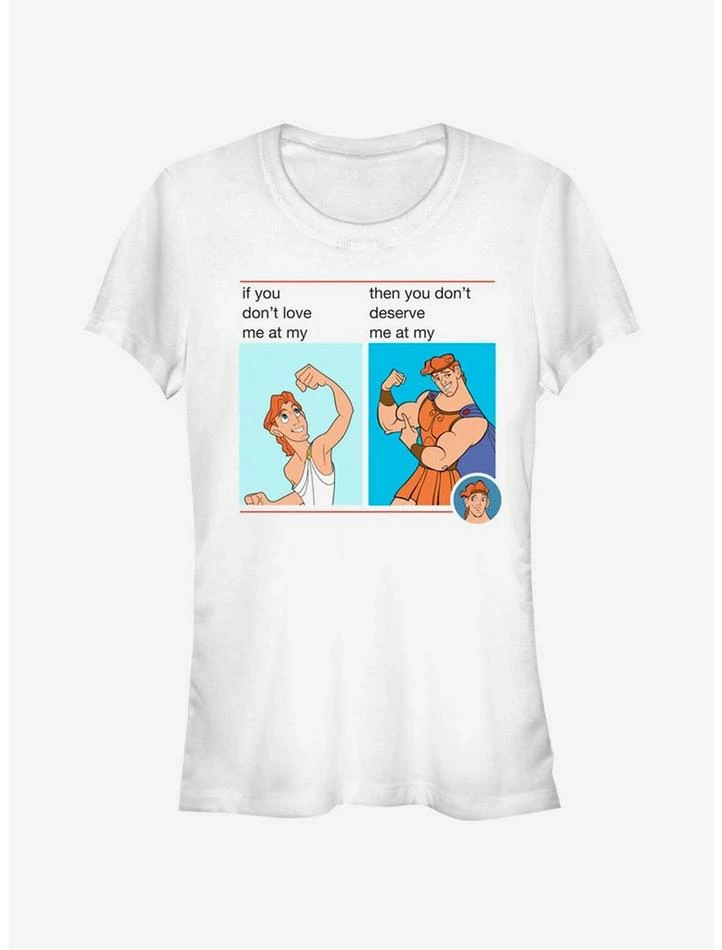 Outlet ๐ Disney Hercules Herc Meme ๐ง Girls T-Shirt ๐