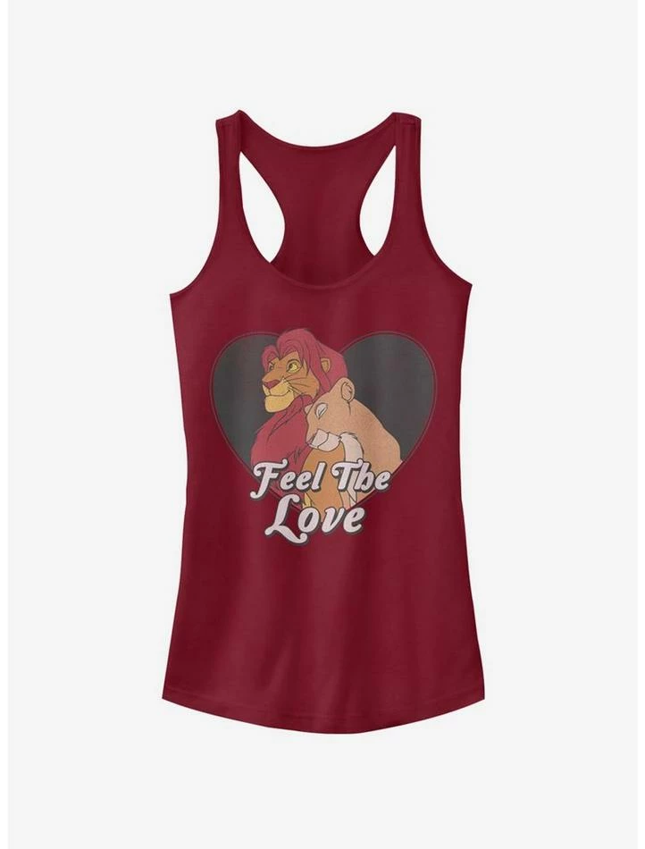 Deals 😀 Disney The Lion King Feel The Love 👧 Girls Tank 🔔