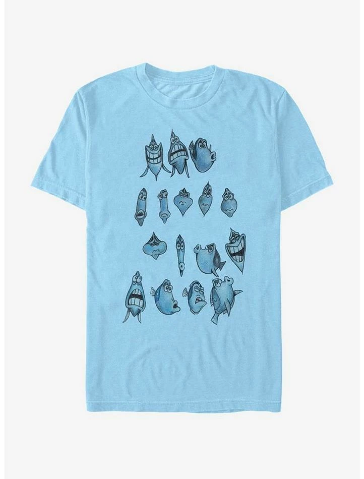 Promo โ Disney Pixar Finding Nemo Dory Faces T-Shirt ๐