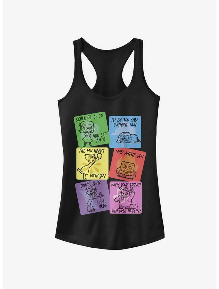 Promo 😉 Disney Pixar Inside Out V-Day Cards 👧 Girls Tank 🔥