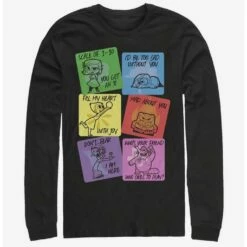 Promo ⌛ Disney Pixar Inside Out V-Day Cards Long-Sleeve T-Shirt 🎁