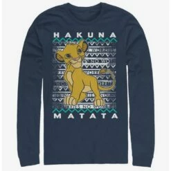 Promo 🔥 Disney The Lion King Hakuna Simba Long-Sleeve T-Shirt 🌟
