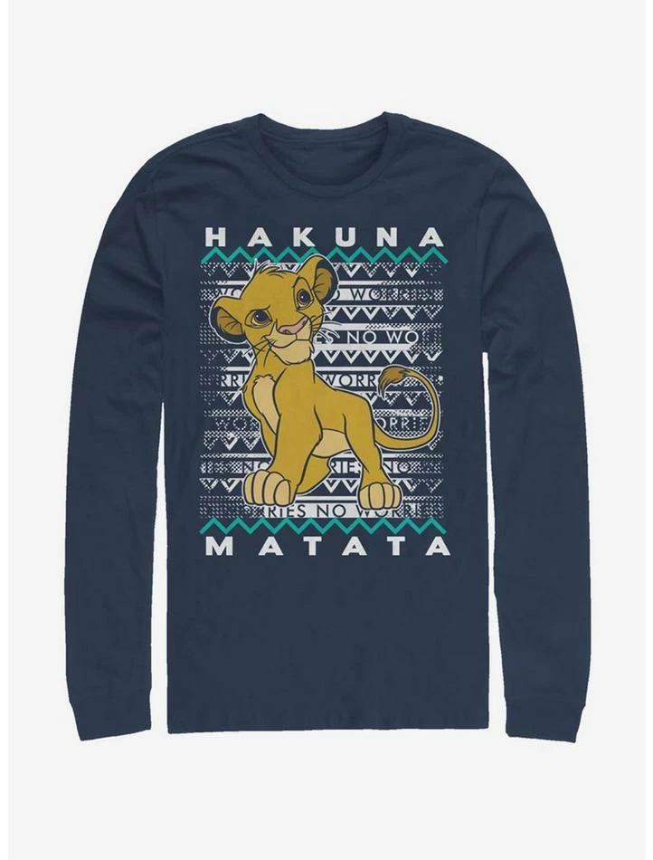Promo 🔥 Disney The Lion King Hakuna Simba Long-Sleeve T-Shirt 🌟