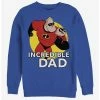 Cheap 🌟 Disney Pixar The Incredibles Best Father Crew Sweatshirt 👏