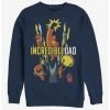 Deals ❤️ Disney Pixar The Incredibles Dad Family Crew Sweatshirt 🎉