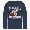 Deals ❤️ Disney Pixar The Incredibles Sporty Super Dad Long-Sleeve T-Shirt ❤️