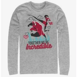 Best Pirce 🎁 Disney Pixar The Incredibles Together Incredible Long-Sleeve T-Shirt ✨