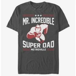 Best Pirce ✨ Disney Pixar The Incredibles Sporty Super Dad T-Shirt 🤩