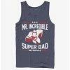 Hot Sale 😍 Disney Pixar The Incredibles Sporty Super Dad Tank 🤩