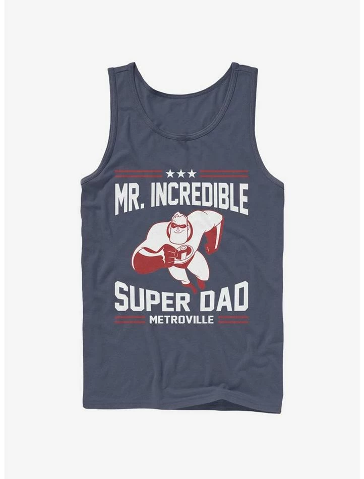 Hot Sale 😍 Disney Pixar The Incredibles Sporty Super Dad Tank 🤩