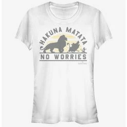 Coupon ⭐ Disney The Lion King No Worries Spark 👧 Girls T-Shirt 🧨