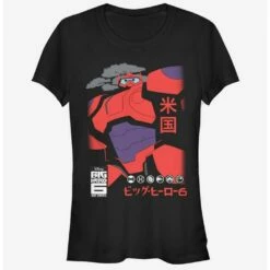 Cheapest 🎁 Disney Big Hero 6 Cool Baymax 👧 Girls T-Shirt 👏