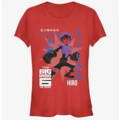 Discount 😉 Disney Big Hero 6 Hiro Poster 👧 Girls T-Shirt ❤️