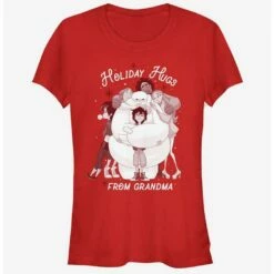 Coupon ⌛ Disney Big Hero 6 Holiday Grandma Hugs 👧 Girls T-Shirt 👍