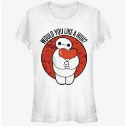 New 👍 Disney Big Hero 6 Like A Hug 👧 Girls T-Shirt 🥰