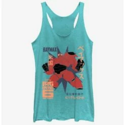 Budget 🎉 Disney Big Hero 6 Baymax Poster 👧 Girls Tank ⭐