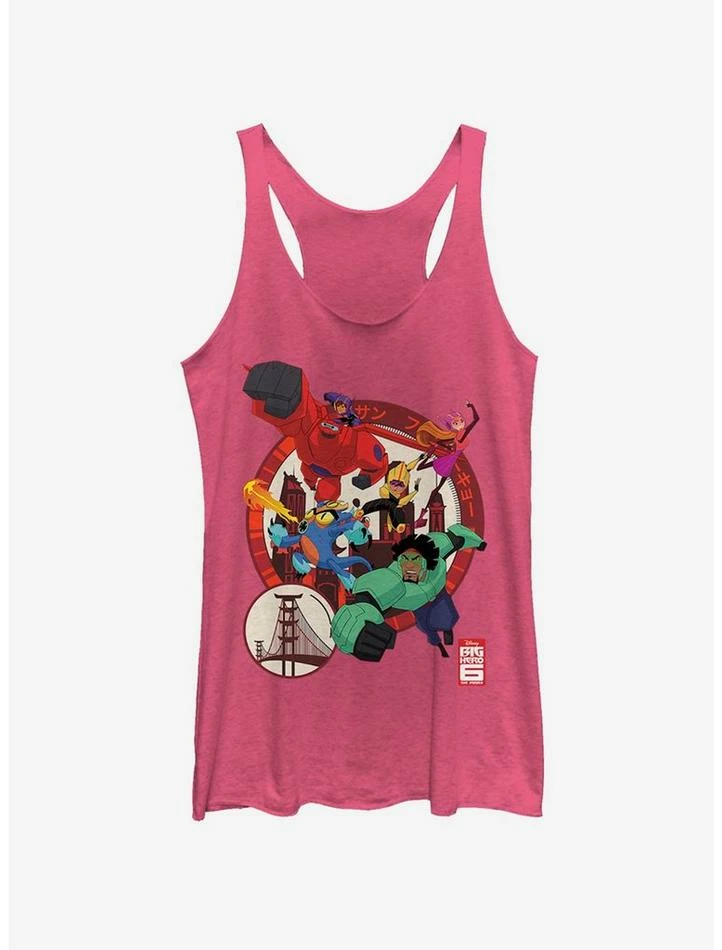 Cheapest 🔔 Disney Big Hero 6 Circle Team 👧 Girls Tank 🔥
