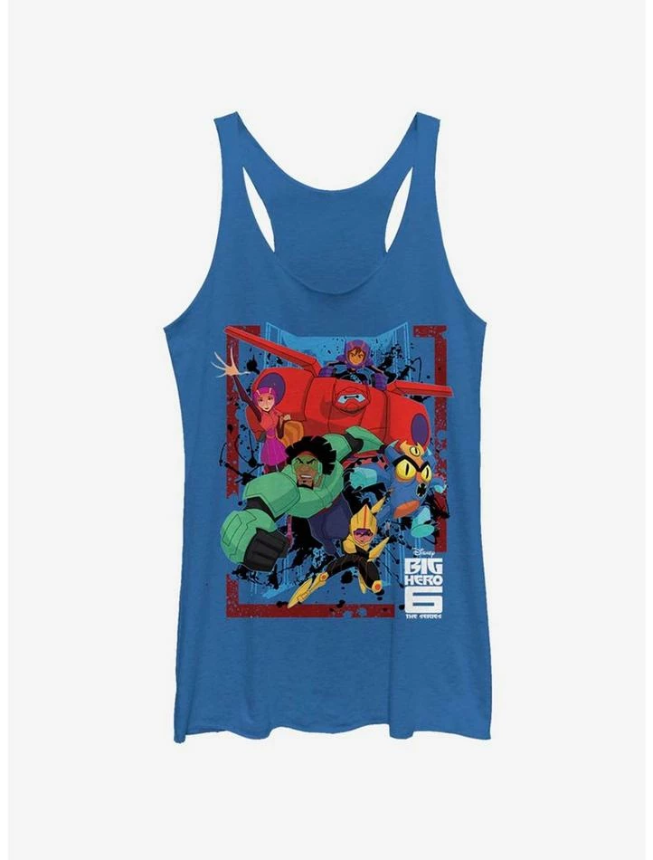 Discount ๐ Disney Big Hero 6 Group Six ๐ง Girls Tank ๐งจ