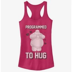 Best deal 🔥 Disney Big Hero 6 Programmed To Hug 👧 Girls Tank 🌟