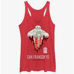 Budget 🎉 Disney Big Hero 6 SF Love 👧 Girls Tank ❤️