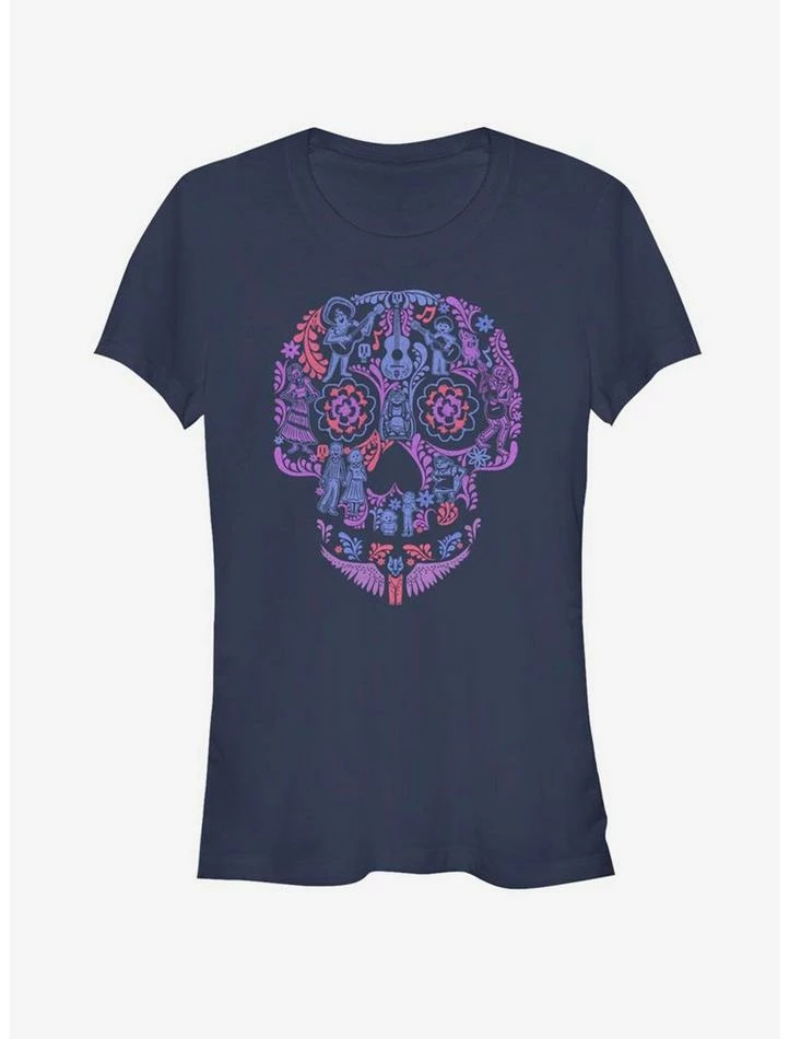 Best deal ๐ฏ Disney Pixar Coco Skull ๐ง Girls T-Shirt ๐